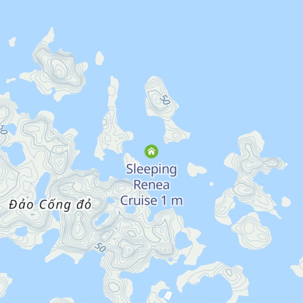 Map of Sleeping Renea Cruise