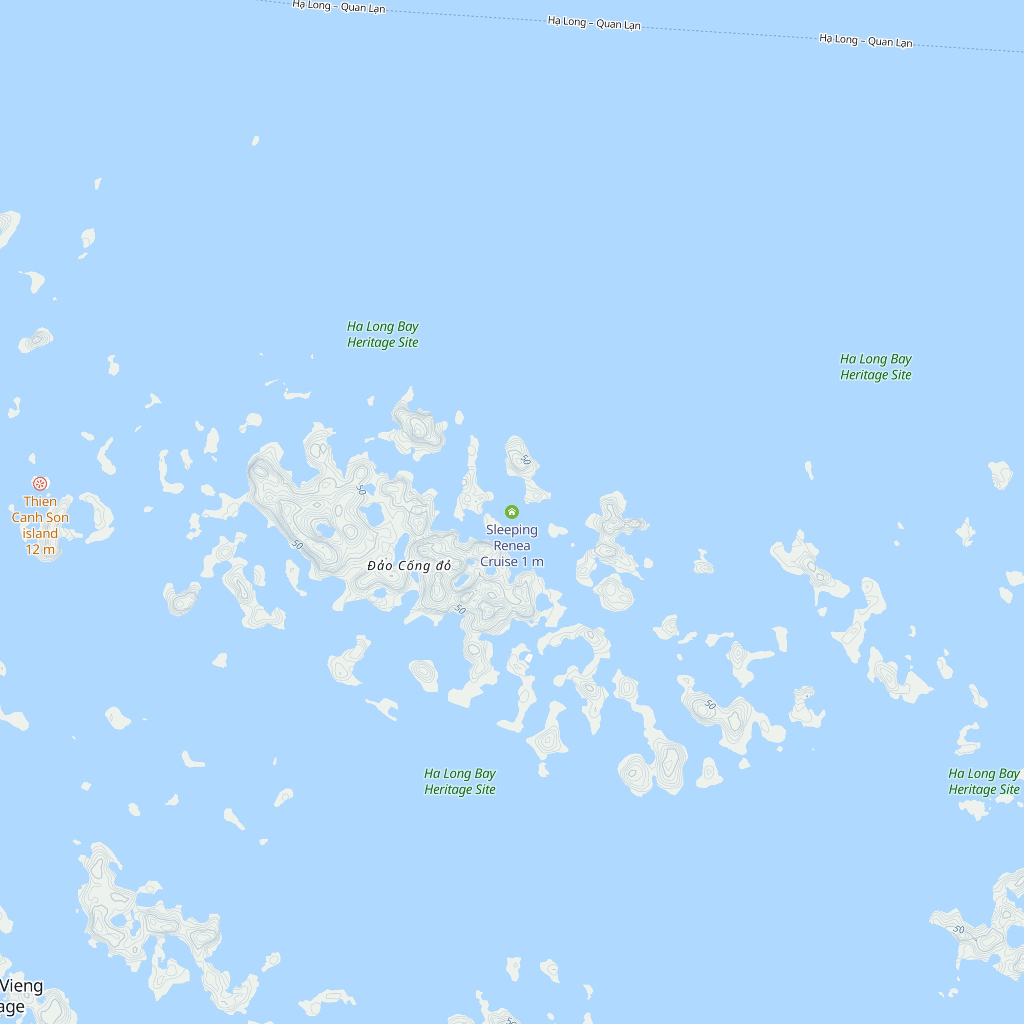 Sleeping Renea Cruise map