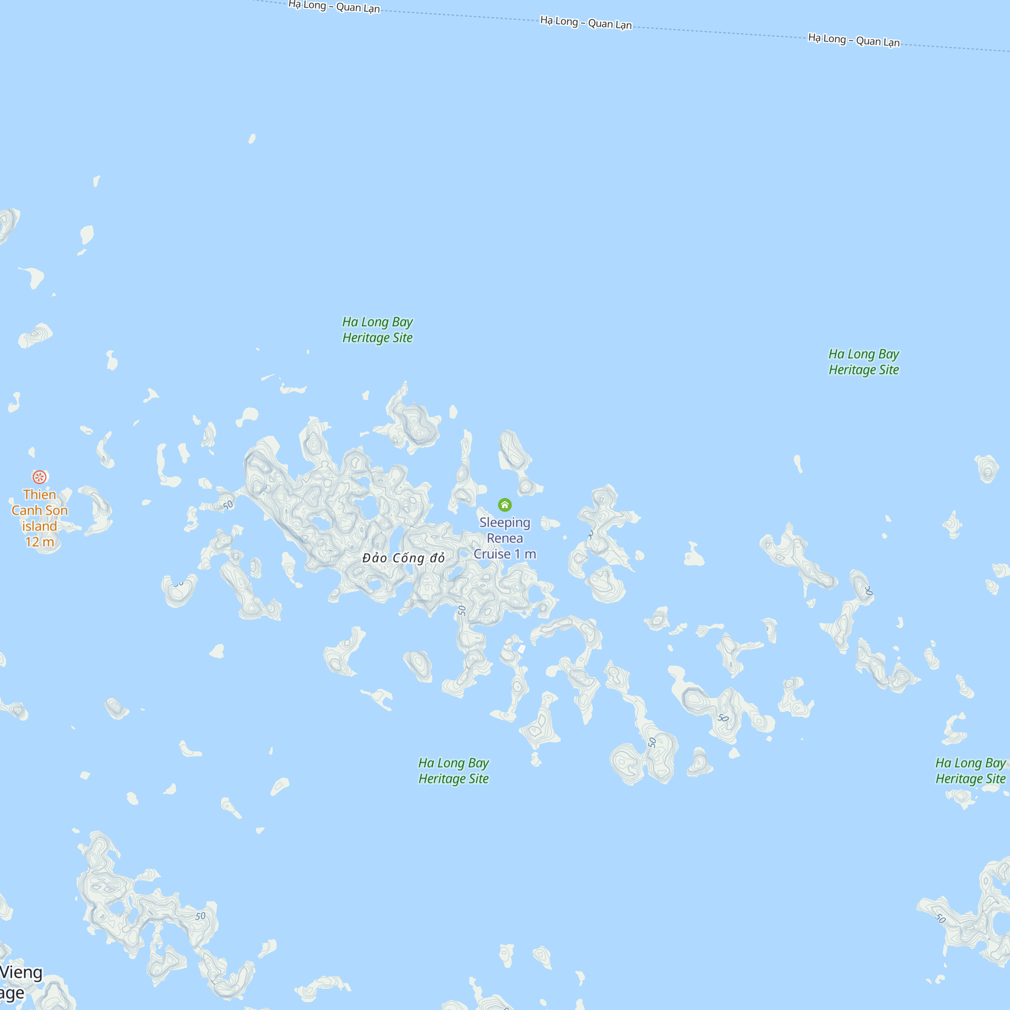Sleeping Renea Cruise map