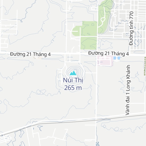 Map of Núi Thị