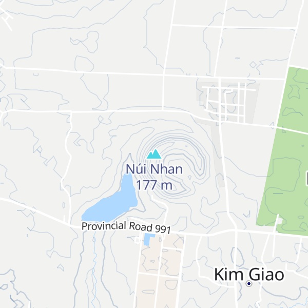 Map of Núi Nhan