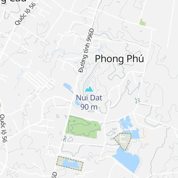 Map of Nui Dat