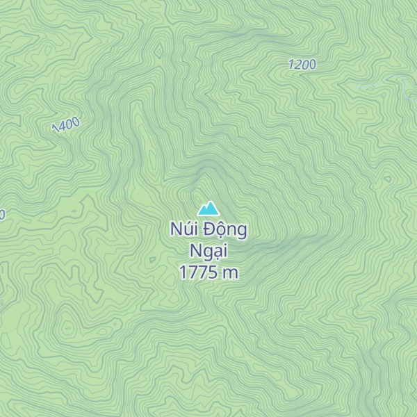 Map of Núi Động Ngại
