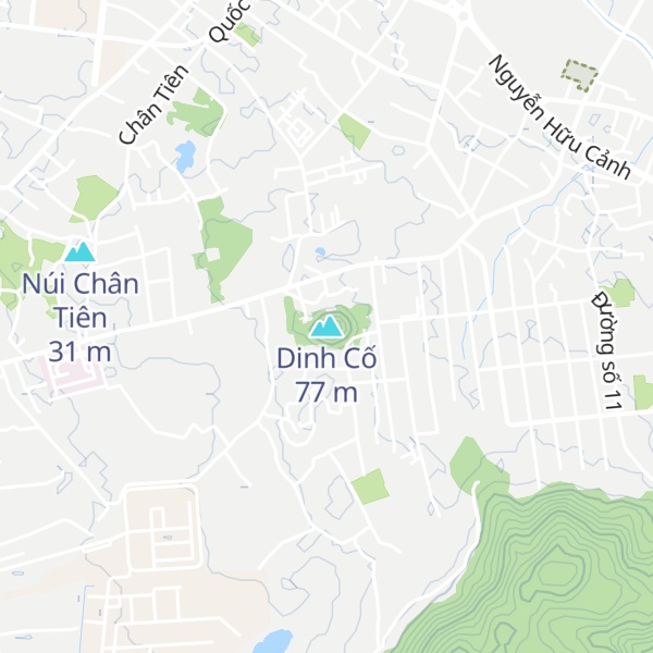 Map of Dinh Cố