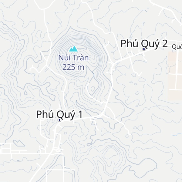 Map of Núi Trăm