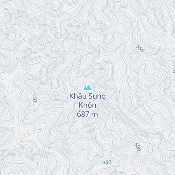 Map of Khău Sung Khôn