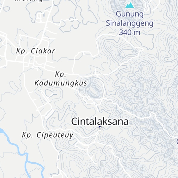 Map of Gunung Bubut