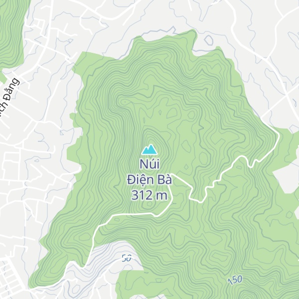 Map of Núi Điện Bà