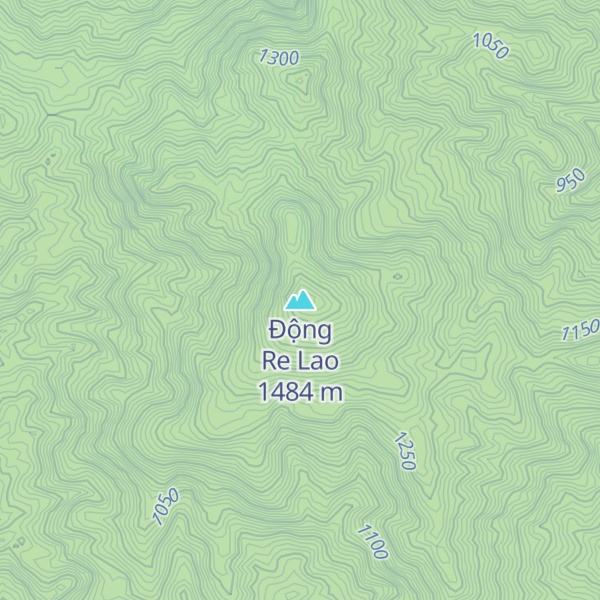 Map of Động Re Lao