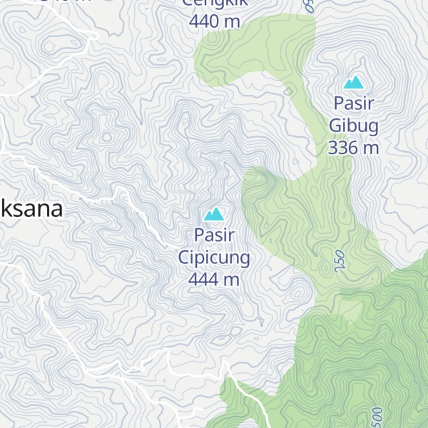 Map of Pasir Cipicung