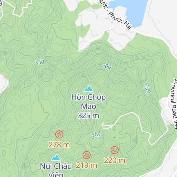 Map of Hòn Chóp Mao