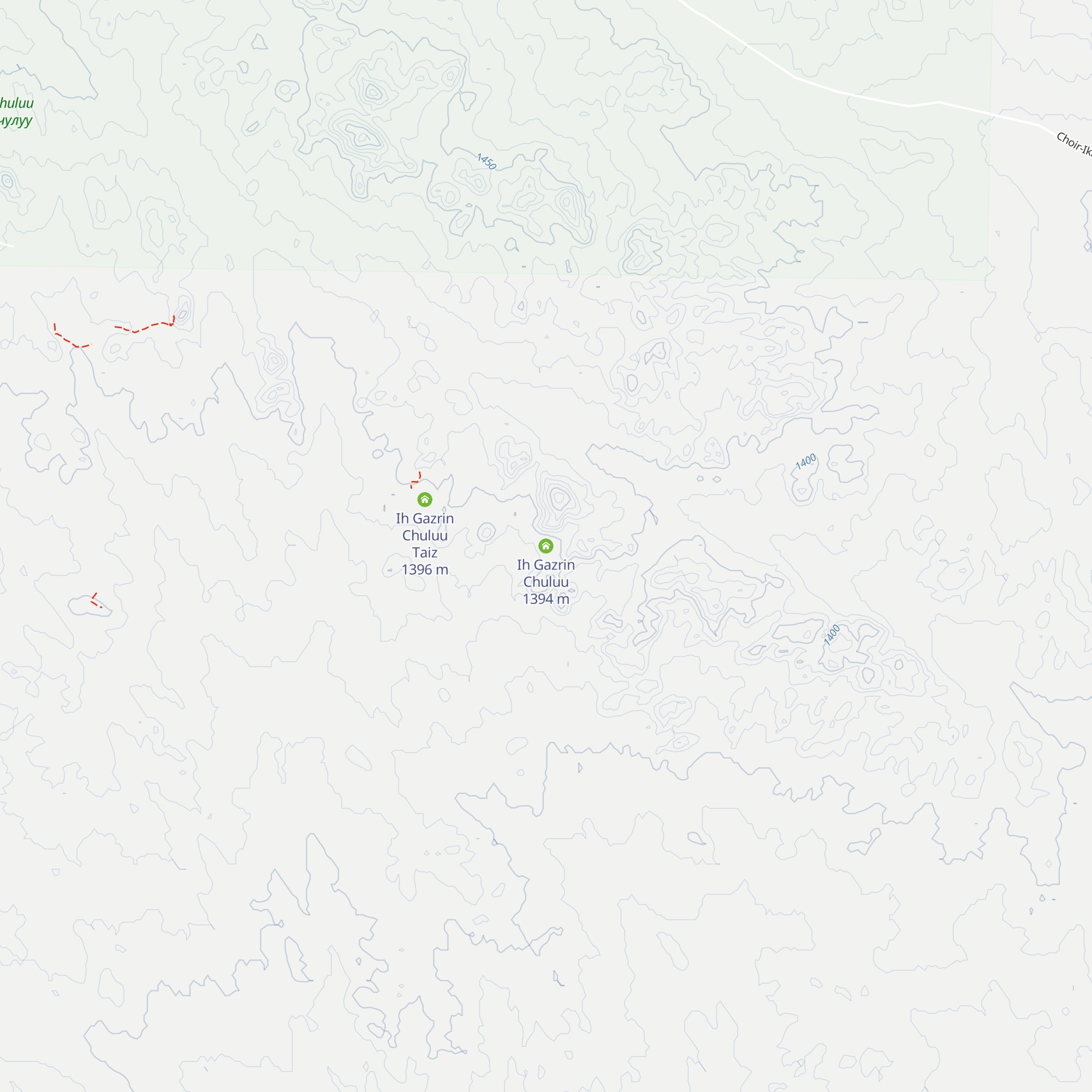 Ih Gazrin Chuluu map