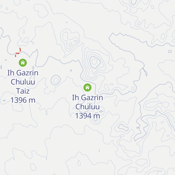 Map of Ih Gazrin Chuluu