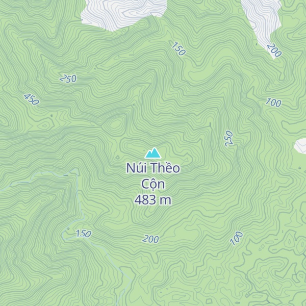 Map of Núi Thềo Cộn
