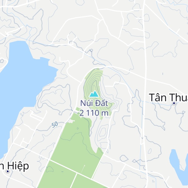 Map of Núi Đất 2