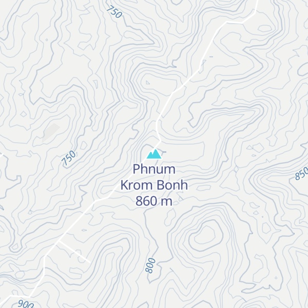 Map of Phnum Krom Bonh