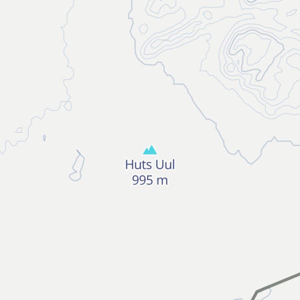 Map of Huts Uul