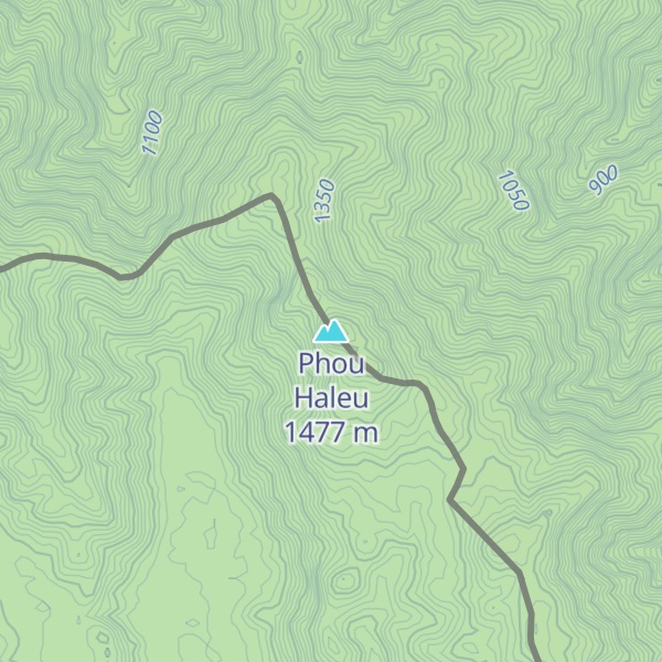 Map of Phou Haleu
