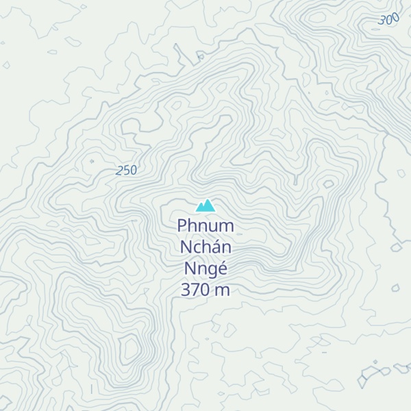 Map of Phnum Nchán Nngé