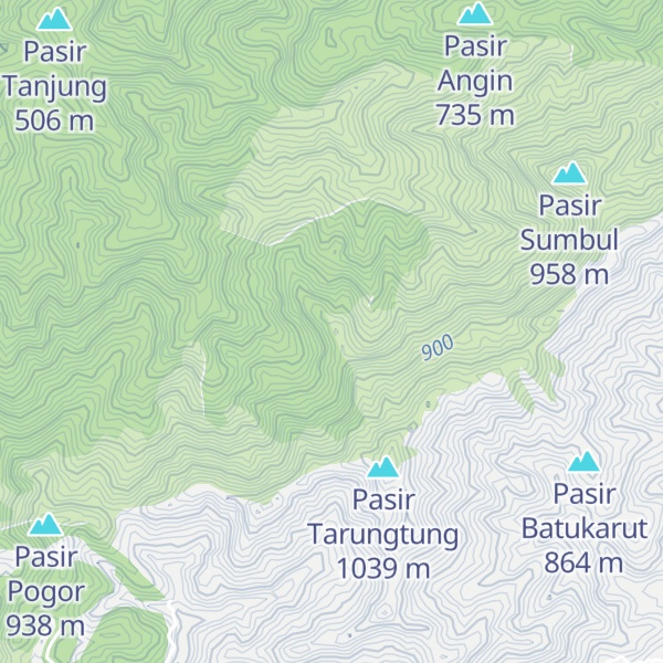 Map of Pasir Paranje