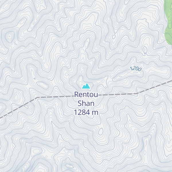 Map of Rentou Shan