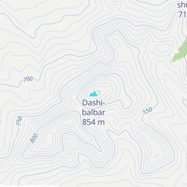 Map of Dashi-balbar