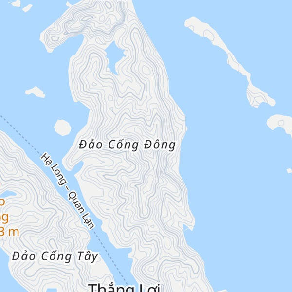 Map of Núi Cống Đông