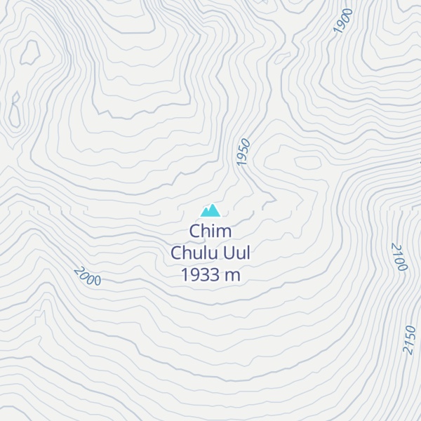 Map of Chim Chulu Uul