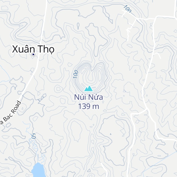 Map of Núi Nứa