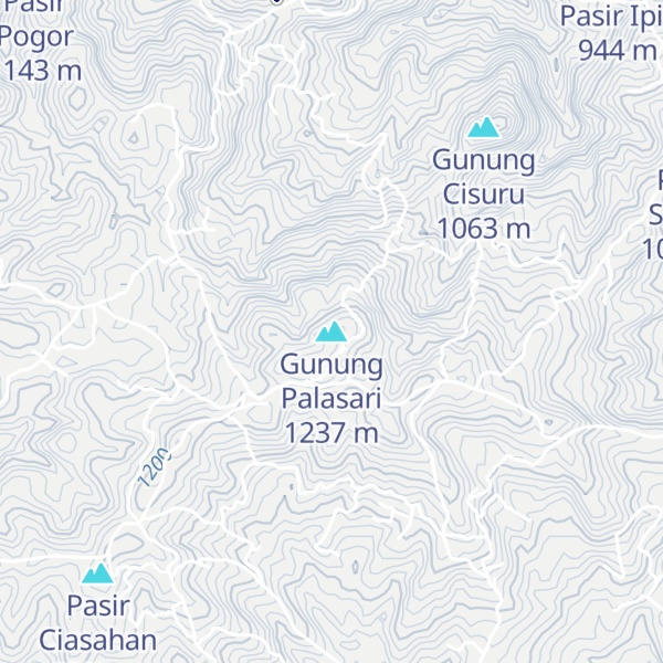 Map of Gunung Palasari