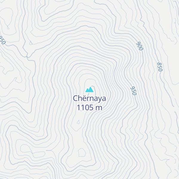 Map of Chërnaya