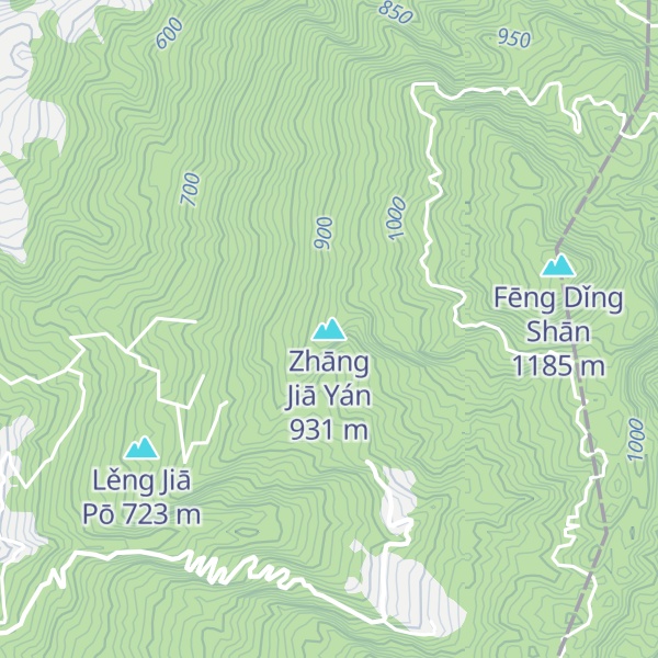 Map of Zhāng Jiā Yán