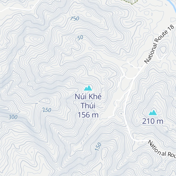 Map of Núi Khé Thúi