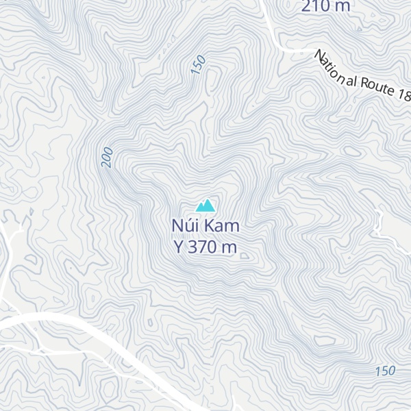 Map of Núi Kam Y