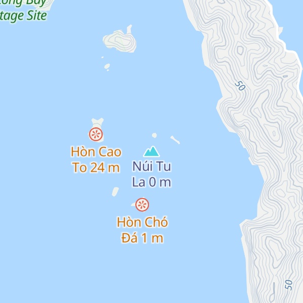 Map of Núi Tu La