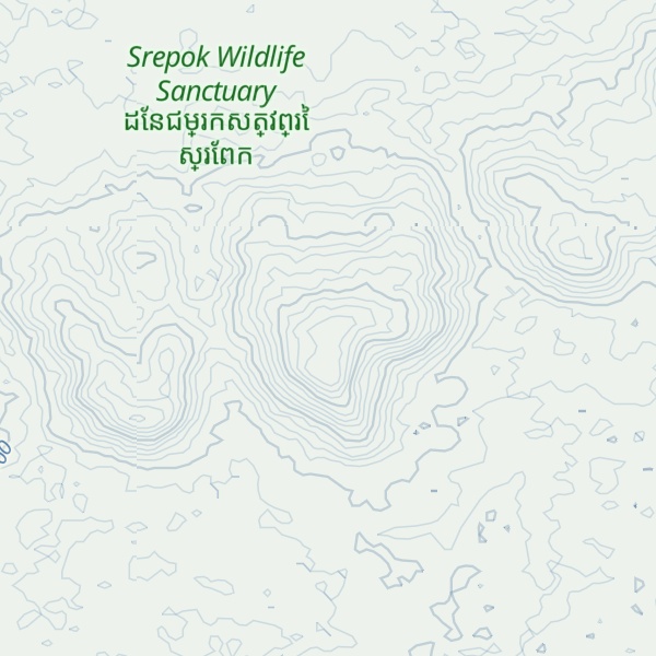 Map of Phnum Rovael