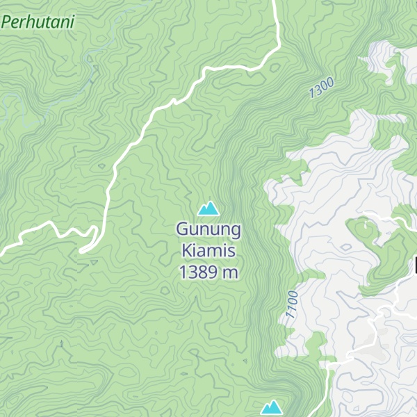 Map of Gunung Kiamis
