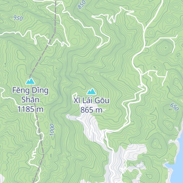 Map of Xī Lái Gōu