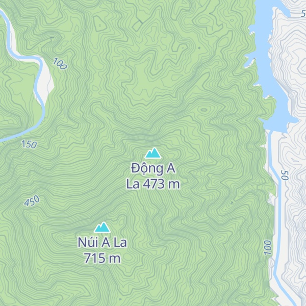 Map of Động A La