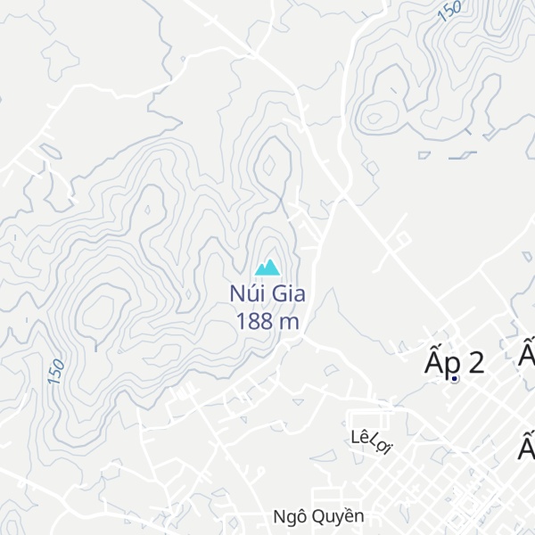 Map of Núi Gia
