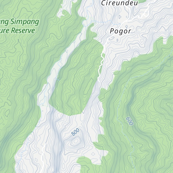 Map of Gunung Pogor