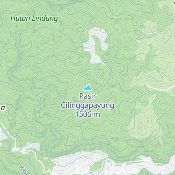 Map of Pasir Cilinggapayung