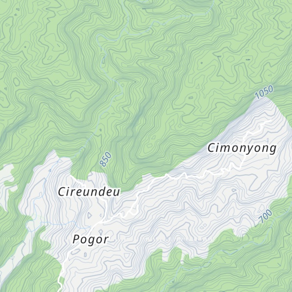 Map of Gunung Monyong