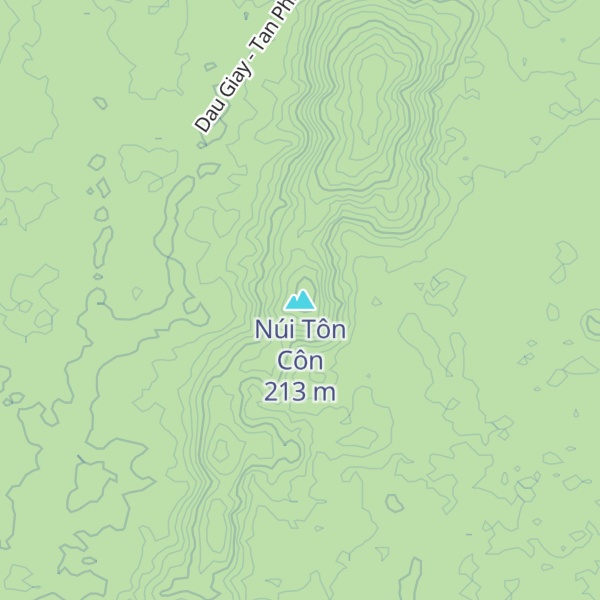 Map of Núi Tôn Côn