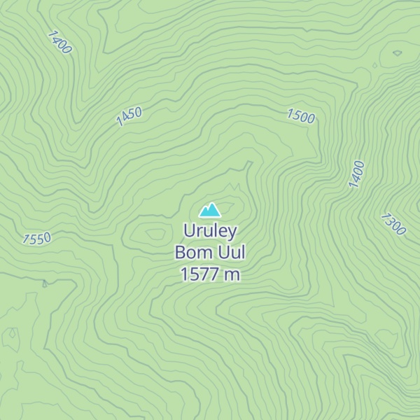 Map of Uruley Bom Uul