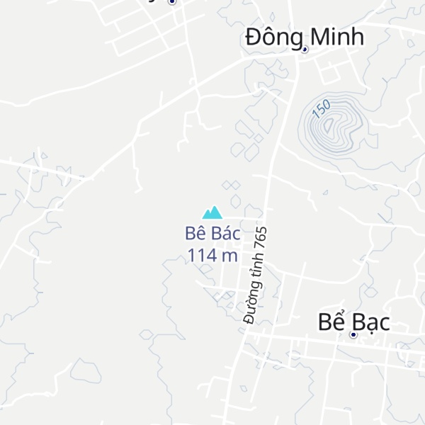 Map of Bê Bác