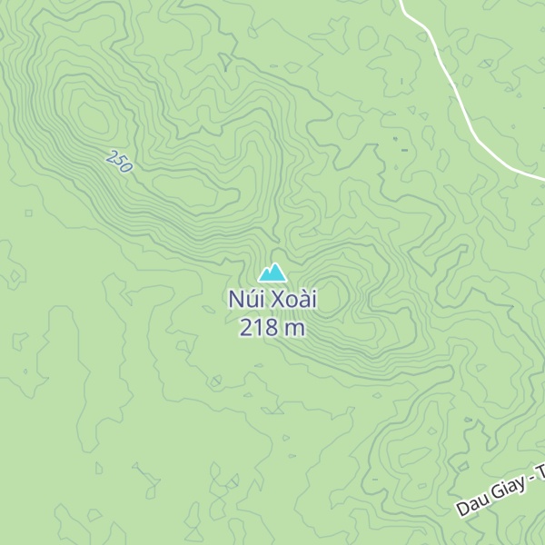 Map of Núi Xoài