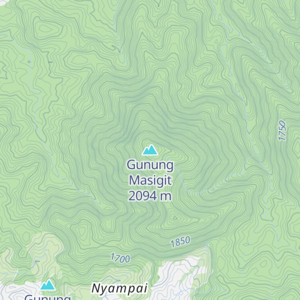 Map of Gunung Masigit