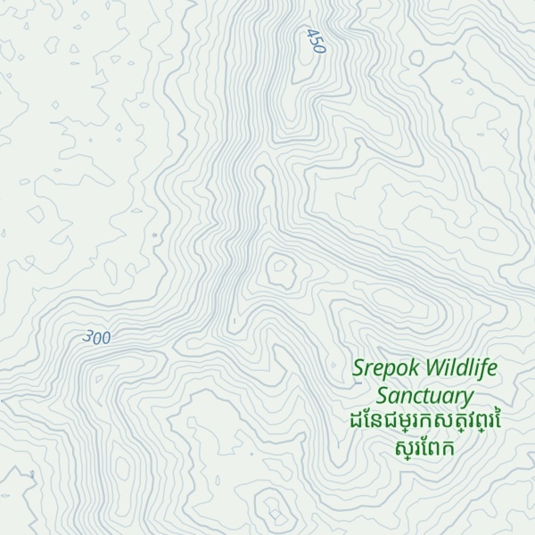 Map of Phnum Kanke Ponke