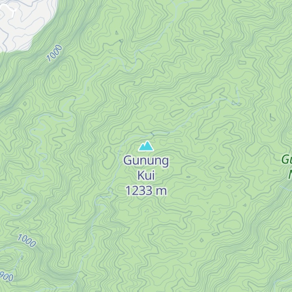 Map of Gunung Kui